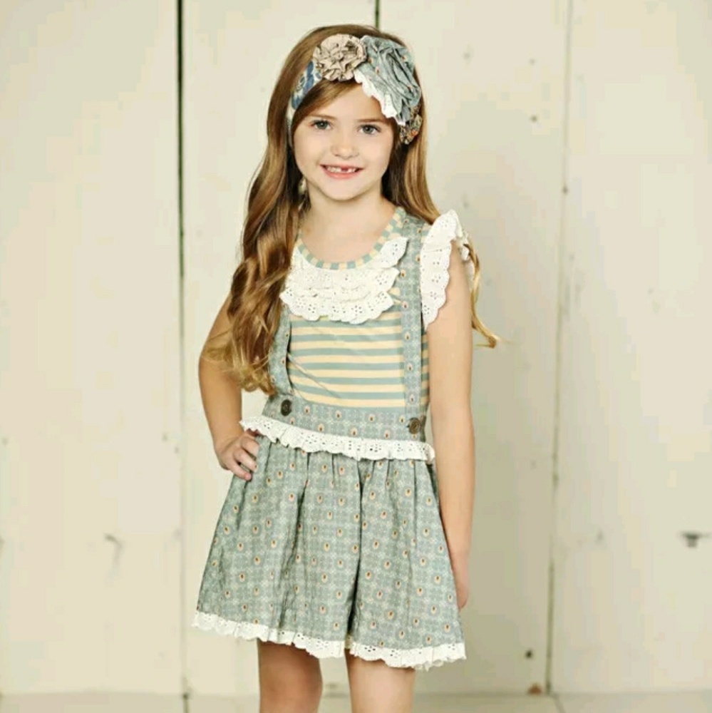 New mustard pie amber fields shirt and skirt set